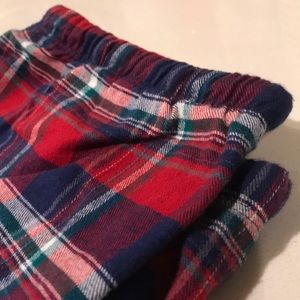 Cute Red and Blue Plaid Pajama Pants